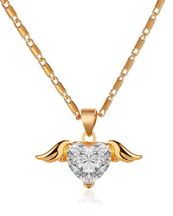Heart Wings Necklace For Women