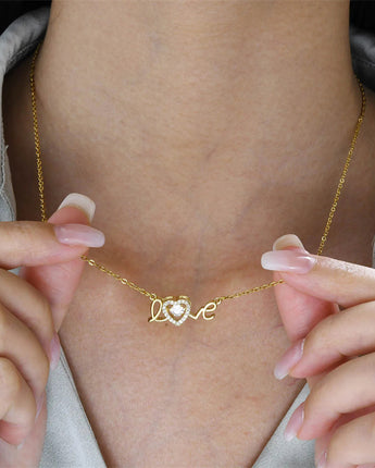 New Titanium Steel Necklace Fashion New Love Smart