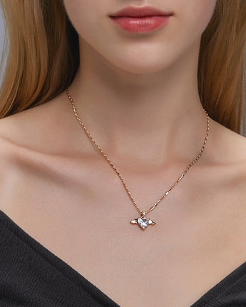 Heart Wings Necklace For Women