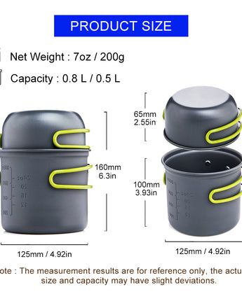Outdoor Camping Tableware Kit
