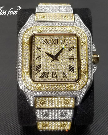 Waterproof Full Diamond Men's Watches