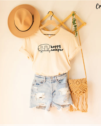 Happy Camper Shirt, Camping Shirt