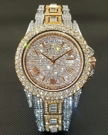 Men's Luxury Crystal Watches
