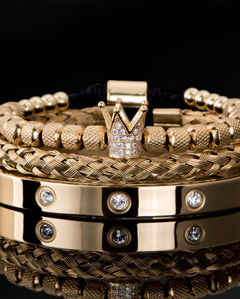 Roman Royal Men Bracelets Stainless Steel