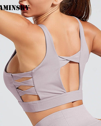 Breathable Fitness Shockproof Sports Bra