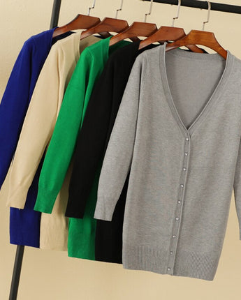 V-neck Woman Cardigan