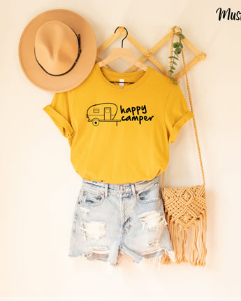 Happy Camper Shirt, Camping Shirt