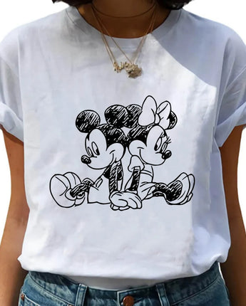 Disney Mickey Minnie  T-shirts