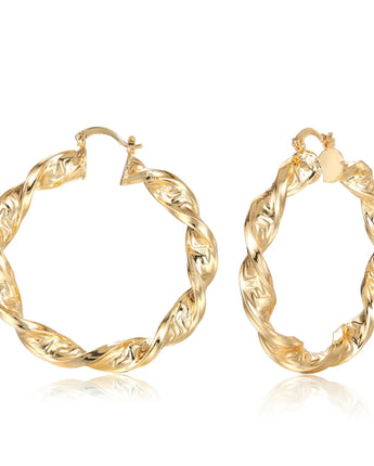 Punk Chic: Great Wall Hoop Earrings
