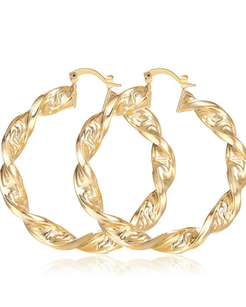 Punk Chic: Great Wall Hoop Earrings
