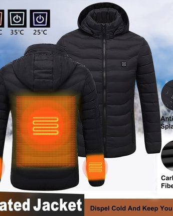 Heated Hiking Sports Winter Jacket