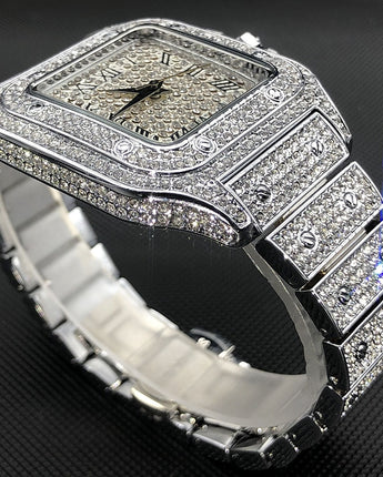 Waterproof Full Diamond Men's Watches