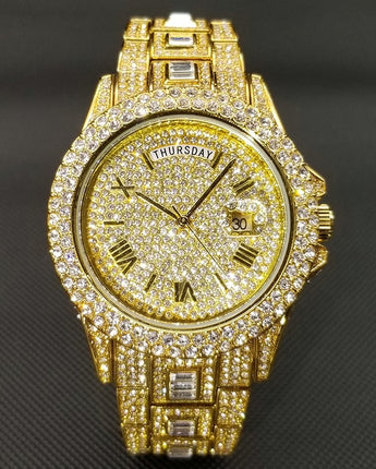Men's Luxury Crystal Watches